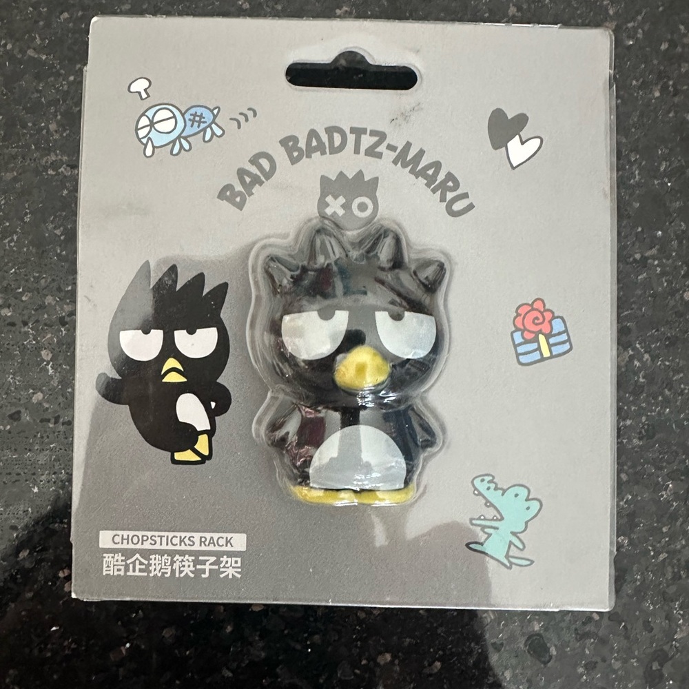 Badtz Maru chopsticks rack NEW